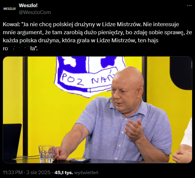 HIT! Dlatego Kowal NIE CHCE POLSKIEJ DRUŻYNY w Lidze Mistrzów! xD